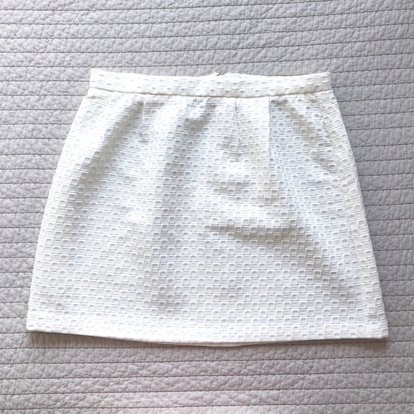 Katherine Barclay Dresses & Skirts - Katherine Barclay Montreal Cream Textured Skirt